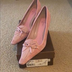 Paolo Pink Suede and leather size 11